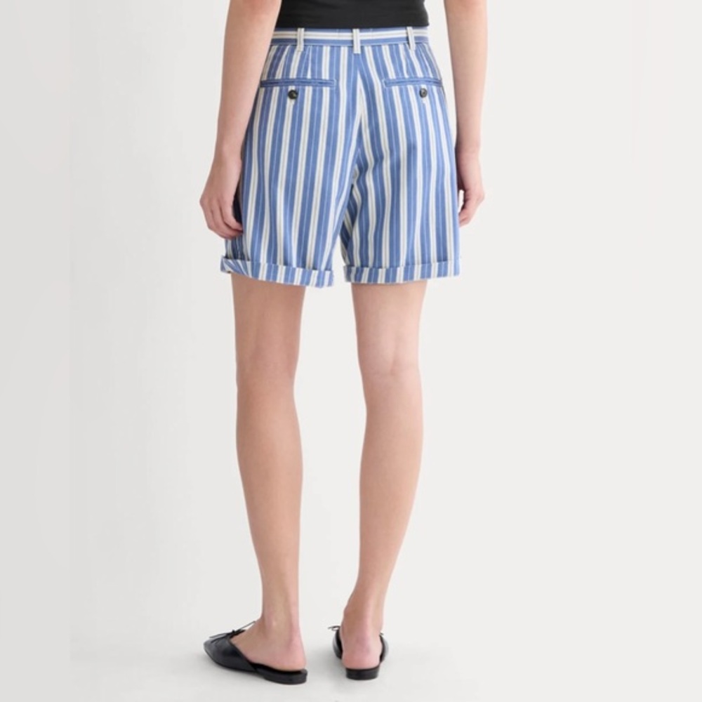Everlane The Pleated‎ Chino Short in Dutch Blue/Natural Size 14 - Picture 3 of 12